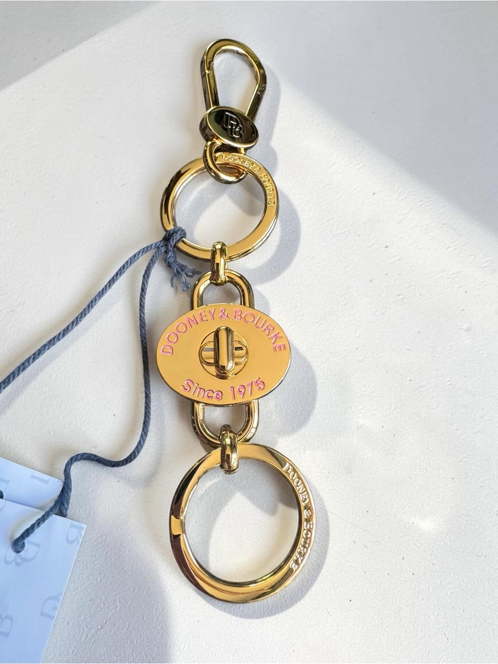 Dooney & Bourke Turnlock Valet Key Fob NWT